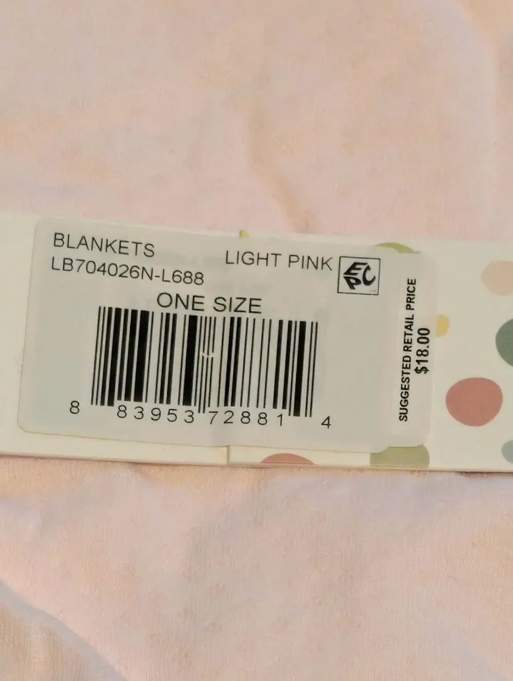 Little Me Baby Girl Pink Tag-Along Blanket and 2-Piece Bib & Burp Set